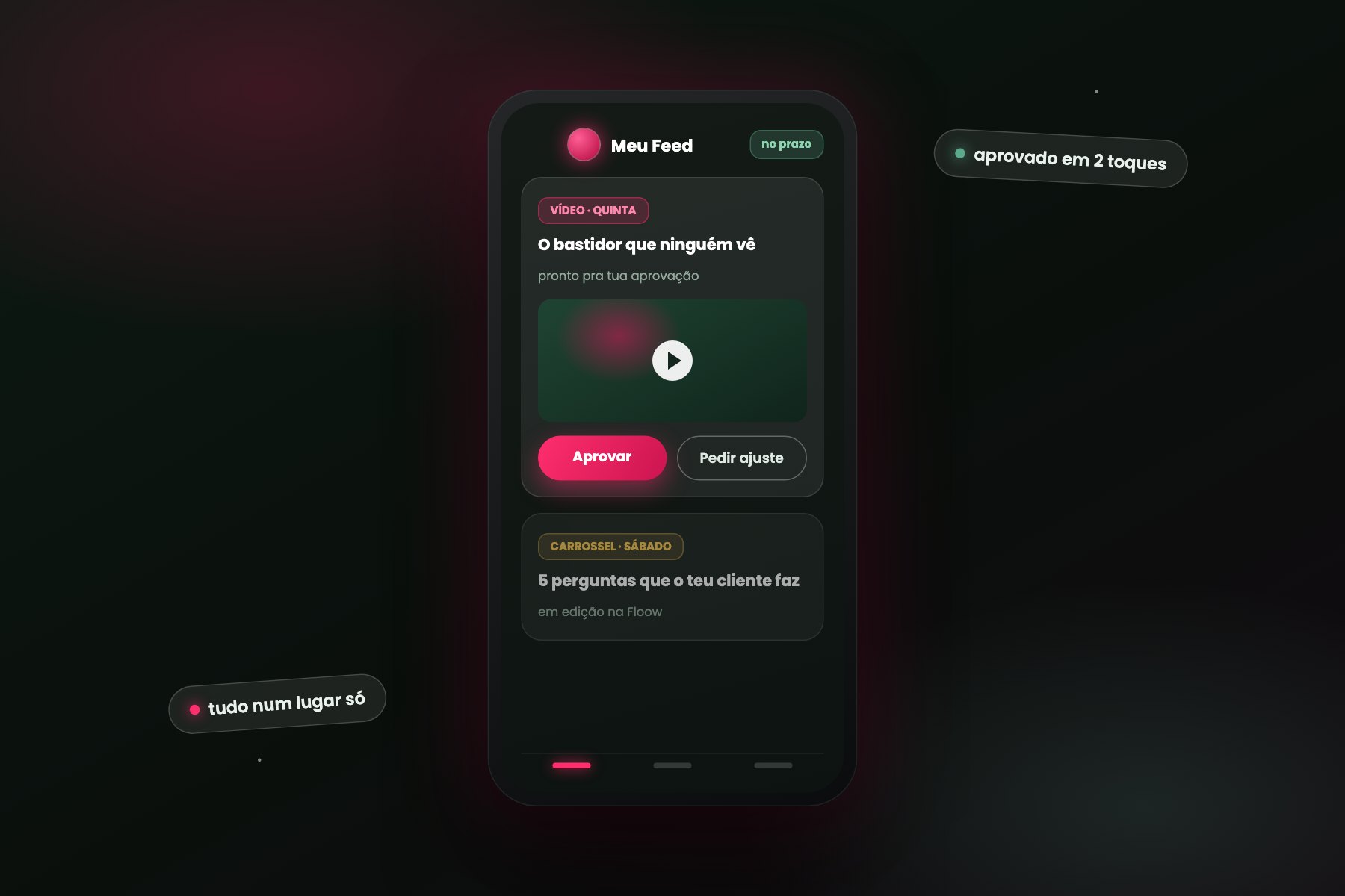O portal de acompanhamento da Floow